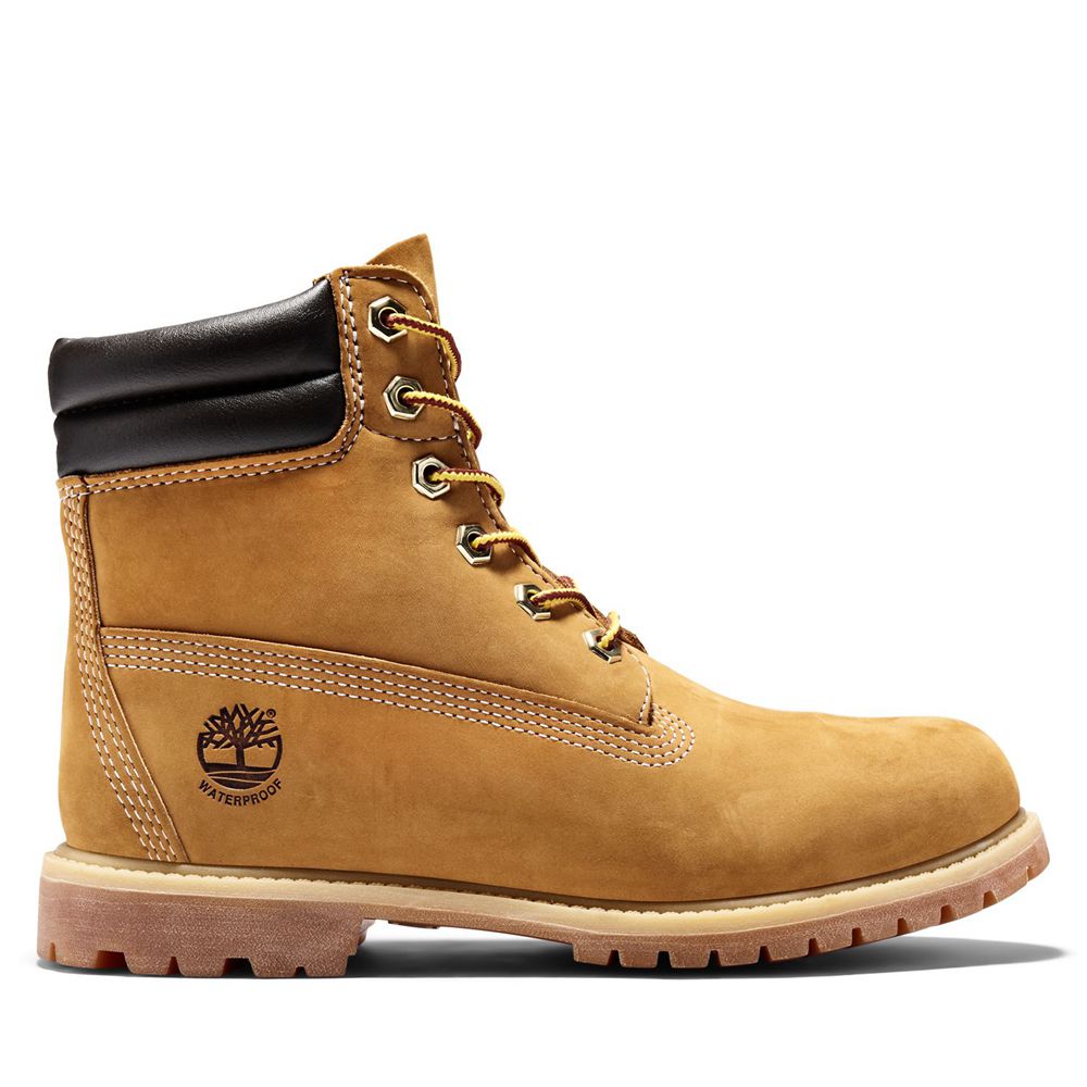 Bototos Timberland Mujer 6-Inch Waterville Waterproof Marrones - Chile JEF-109675